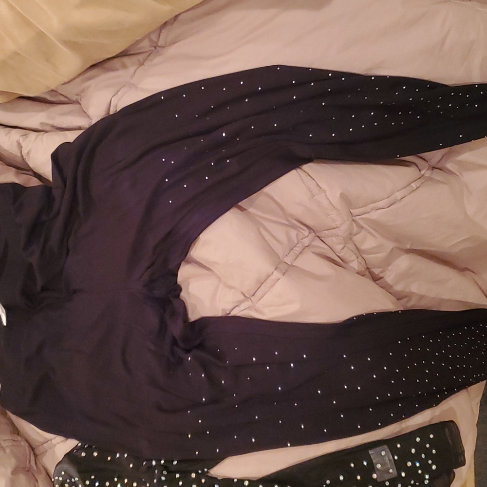 Rhinestone leggings
